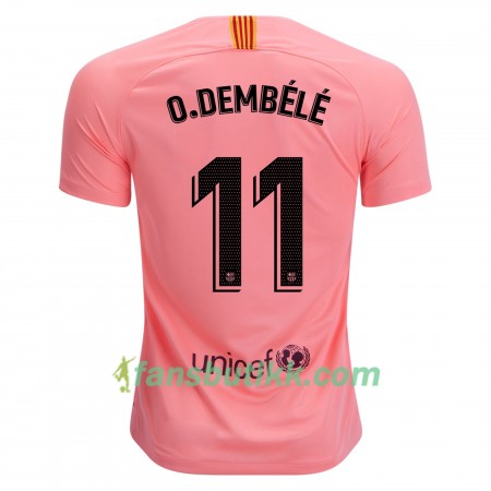 Fotballdrakt FC Barcelona Ousmane Dembele 11 Tredjetrøye 2018-2019 Kortermet